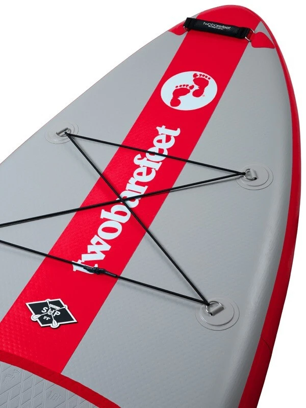 Two Bare Feet Entradia (Touring) 11'6" X 34" X 6" Inflatable SUP Deluxe Carbon Hybrid Pack (Red) 4 Two Bare Feet Entradia (Touring) 11'6" X 34" X 6" Inflatable SUP Deluxe Carbon Hybrid Pack (Red) - Image 4