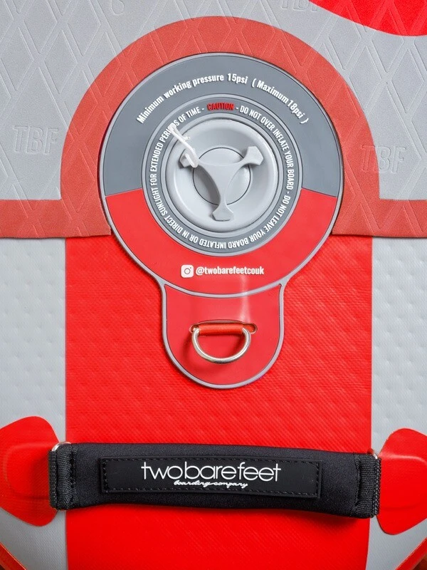 Two Bare Feet Entradia (Touring) 11'6" X 34" X 6" Inflatable SUP Deluxe Carbon Hybrid Pack (Red) 7 Two Bare Feet Entradia (Touring) 11'6" X 34" X 6" Inflatable SUP Deluxe Carbon Hybrid Pack (Red) - Image 7