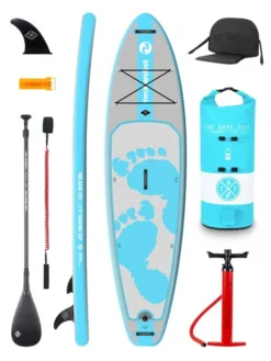 Two Bare Feet Entradia (Touring) 11'6" X 34" X 6" Inflatable SUP Ultimate Pack (Aqua)