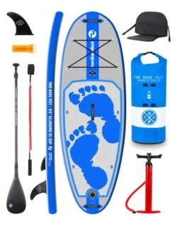 Two Bare Feet Entradia (Allround XS) 8'6" X 34" X 4.75" Inflatable Juniors SUP Ultimate Pack (Blue)