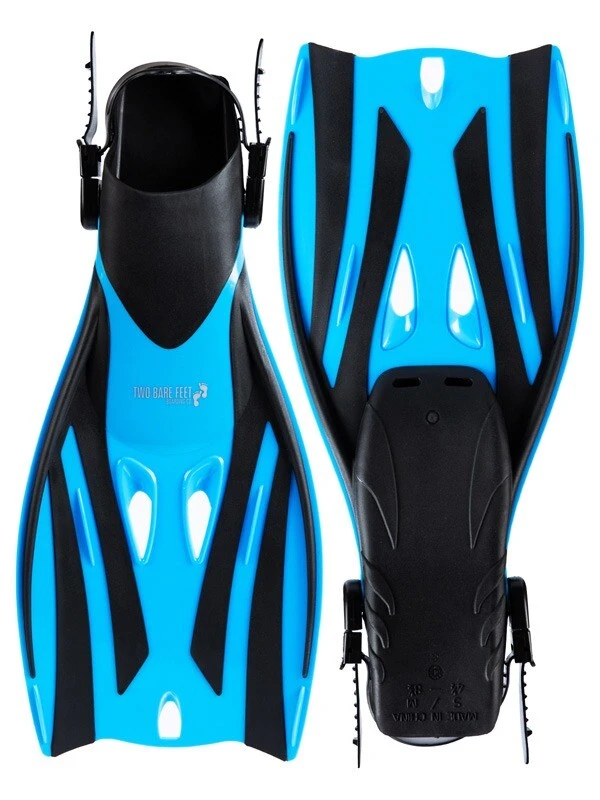 Two Bare Feet Adult Diving Fins (F52 Aqua) 1 Two Bare Feet Adult Diving Fins (F52 Aqua)