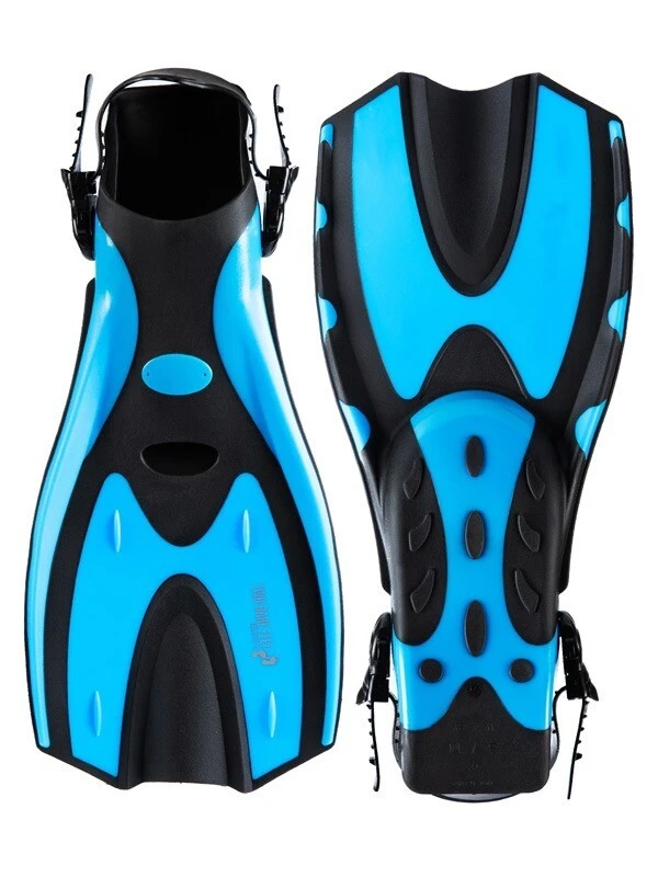 Two Bare Feet Adult Silicone Mask, Snorkel & F70 Fins 3 Piece Set 2 (Aqua) 3 Two Bare Feet Adult Silicone Mask, Snorkel & F70 Fins 3 Piece Set 2 (Aqua) - Image 3