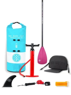 Two Bare Feet Entradia (Allround XL) 10'10" X 34" X 6" Inflatable SUP Deluxe Fibreglass Hybrid Pack (Pink) -Surfboards Sales fibreglass pink aqua bag 1