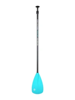 Two Bare Feet 3 Piece Fibreglass Hybrid SUP Paddle & Bag Package (Aqua) -Surfboards Sales fibreglass hybrid new aqua 3 copy 1 1