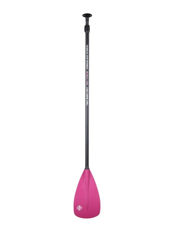 Two Bare Feet 2 Piece Fibreglass Hybrid SUP Paddle (Raspberry) 3 Two Bare Feet 2 Piece Fibreglass Hybrid SUP Paddle (Raspberry) - Image 3