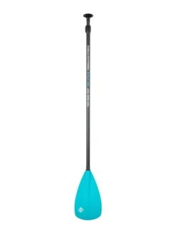 Two Bare Feet 3 Piece Fibreglass Hybrid SUP Paddle (Teal) 8 Two Bare Feet 3 Piece Fibreglass Hybrid SUP Paddle (Teal) -Surfboards Sales fibreglass hybrid teal 3 2