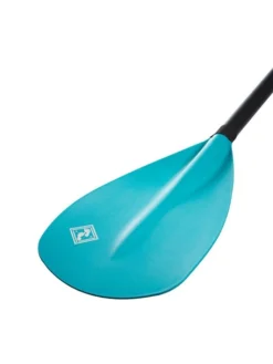 Two Bare Feet 3 Piece Fibreglass Hybrid SUP Paddle (Teal) 9 Two Bare Feet 3 Piece Fibreglass Hybrid SUP Paddle (Teal) -Surfboards Sales fibreglass hybrid teal 4 2