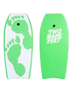 Two Bare Feet 42" Future Print Triple Bodyboard And Bag Bundle -Surfboards Sales front and back green 5
