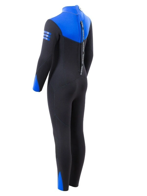 Two Bare Feet Glider 2.5mm Full Length Junior Wetsuit (Blue) 4 Two Bare Feet Glider 2.5mm Full Length Junior Wetsuit (Blue) - Image 4
