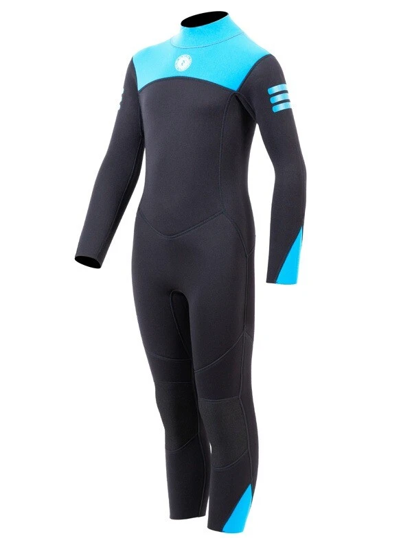 Two Bare Feet Glider 2.5mm Full Length Junior Wetsuit (Light Blue) 2 Two Bare Feet Glider 2.5mm Full Length Junior Wetsuit (Light Blue) - Image 2