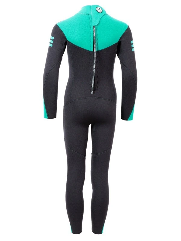 Two Bare Feet Glider 2.5mm Full Length Junior Wetsuit (Teal) 5 Two Bare Feet Glider 2.5mm Full Length Junior Wetsuit (Teal) - Image 5