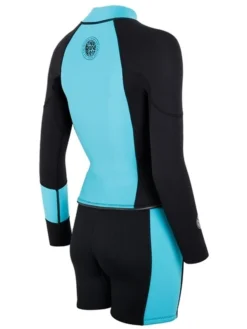 Two Bare Feet Harmony 3mm Jacket & Shorts Set (Black/Mint) -Surfboards Sales harmony jacket and shorts set black mint 6