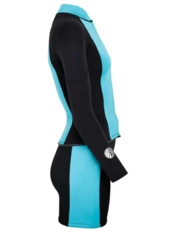 Two Bare Feet Harmony 3mm Jacket & Shorts Set (Black/Mint) -Surfboards Sales harmony jacket and shorts set black mint 7