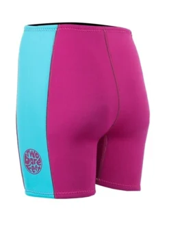 Two Bare Feet Womens Harmony 3mm Wetsuit Shorts (Raspberry / Aqua) 11 Two Bare Feet Womens Harmony 3mm Wetsuit Shorts (Raspberry / Aqua) -Surfboards Sales harmony shorts raspberry mint 4