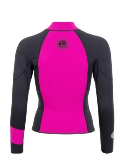Two Bare Feet Womens Harmony 3mm Long Sleeve Wetsuit Jacket (Raspberry / Black) 12 Two Bare Feet Womens Harmony 3mm Long Sleeve Wetsuit Jacket (Raspberry / Black) -Surfboards Sales harmony jacket raspberry 5 1