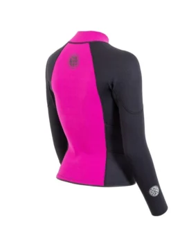 Two Bare Feet Womens Harmony 3mm Long Sleeve Wetsuit Jacket (Raspberry / Black) 13 Two Bare Feet Womens Harmony 3mm Long Sleeve Wetsuit Jacket (Raspberry / Black) -Surfboards Sales harmony jacket raspberry 6 1