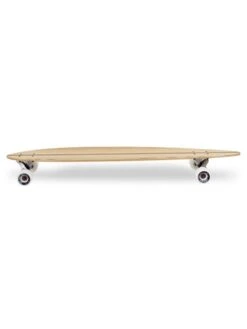Two Bare Feet "The Chuck" 44in Bamboo Series Longboard Skateboard Complete (White Wheels) -Surfboards Sales image 2 compressed 2