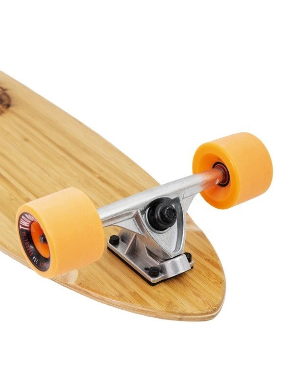 Two Bare Feet "The Chuck" 44in Bamboo Series Longboard Skateboard Complete (Orange Wheels) 6 Two Bare Feet "The Chuck" 44in Bamboo Series Longboard Skateboard Complete (Orange Wheels) - Image 6