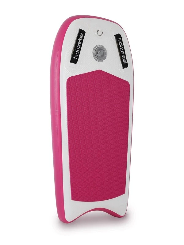 Two Bare Feet Boarding Co. 44" Inflatable Bodyboard - Basic Pack (Pink) 2 Two Bare Feet Boarding Co. 44" Inflatable Bodyboard - Basic Pack (Pink) - Image 2