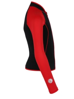 Two Bare Feet Mens Heritage Pursuit 3mm Wetsuit Jacket (Red / Black) -Surfboards Sales junior heritage pursuit wetsuit jacked red.black 7