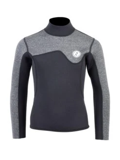 Two Bare Feet Junior Aspect 2.5mm Back Zip Jacket (Black/Grey)