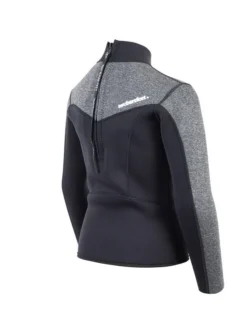 Two Bare Feet Junior Aspect 2.5mm Back Zip Jacket (Black/Grey) 13 Two Bare Feet Junior Aspect 2.5mm Back Zip Jacket (Black/Grey) -Surfboards Sales kids aspect back zip jacket black delta 6