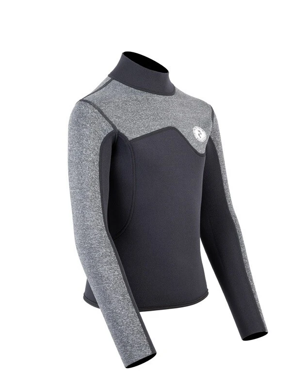 Two Bare Feet Junior Aspect 2.5mm Back Zip Jacket (Black/Grey) 8 Two Bare Feet Junior Aspect 2.5mm Back Zip Jacket (Black/Grey) - Image 8