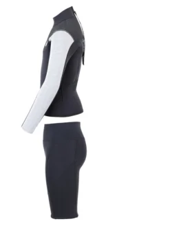 Two Bare Feet Junior Aspect 2.5mm Back Zip Jacket & Shorts Set (Black/Grey/Grey) 11 Two Bare Feet Junior Aspect 2.5mm Back Zip Jacket & Shorts Set (Black/Grey/Grey) -Surfboards Sales kids aspect back zip jacket black grey grey vista shorts 4 1