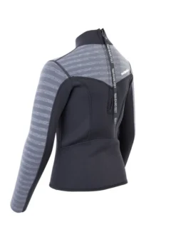 Two Bare Feet Junior Aspect 2.5mm Back Zip Jacket (Black/Grey Stripe) -Surfboards Sales kids aspect back zip jacket black grey stripe 4