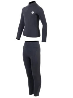Two Bare Feet Junior Aspect 2.5mm Back Zip Jacket & Pants Set (Black) 10 Two Bare Feet Junior Aspect 2.5mm Back Zip Jacket & Pants Set (Black) -Surfboards Sales kids aspect back zip jacket black vista pants 3