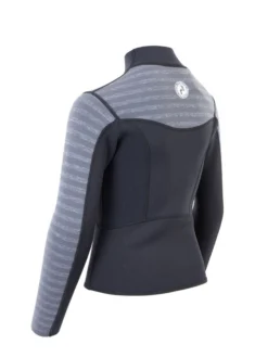 Two Bare Feet Junior Aspect Fleece Lined Zipless Thermal 2.5mm Superstretch Wetsuit Top (Black/Grey Stripe) 12 Two Bare Feet Junior Aspect Fleece Lined Zipless Thermal 2.5mm Superstretch Wetsuit Top (Black/Grey Stripe) -Surfboards Sales kids aspect fleece lined thermal top black grey stripe 4 1