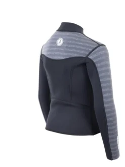 Two Bare Feet Junior Aspect Fleece Lined Zipless Thermal 2.5mm Superstretch Wetsuit Top (Black/Grey Stripe) 14 Two Bare Feet Junior Aspect Fleece Lined Zipless Thermal 2.5mm Superstretch Wetsuit Top (Black/Grey Stripe) -Surfboards Sales kids aspect fleece lined thermal top black grey stripe 6 1