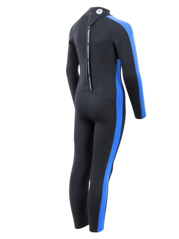 Two Bare Feet Flare 2.5mm Junior Superstretch Wetsuit (Blue) 6 Two Bare Feet Flare 2.5mm Junior Superstretch Wetsuit (Blue) - Image 6