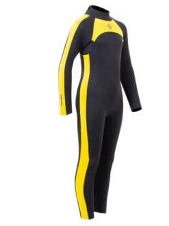 Two Bare Feet Flare 2.5mm Junior Superstretch Wetsuit (Yellow) 16 Two Bare Feet Flare 2.5mm Junior Superstretch Wetsuit (Yellow) -Surfboards Sales kids flare full yellow 8