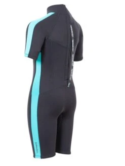 Two Bare Feet Flare 2.5mm Junior Shorty Superstretch Wetsuit (Mint) -Surfboards Sales kids flare shorty mint 4