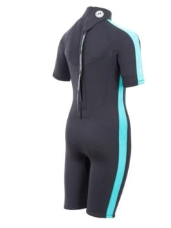 Two Bare Feet Flare 2.5mm Junior Shorty Superstretch Wetsuit (Mint) -Surfboards Sales kids flare shorty mint 6