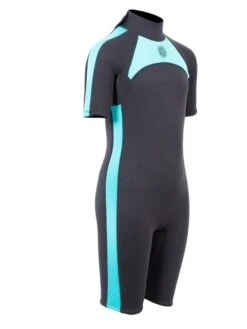 Two Bare Feet Flare 2.5mm Junior Shorty Superstretch Wetsuit (Mint) -Surfboards Sales kids flare shorty mint 8