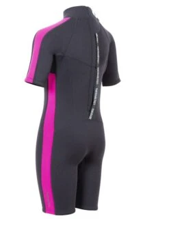 Two Bare Feet Flare 2.5mm Junior Shorty Superstretch Wetsuit (Raspberry) 12 Two Bare Feet Flare 2.5mm Junior Shorty Superstretch Wetsuit (Raspberry) -Surfboards Sales kids flare shorty rasberry 4
