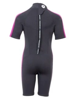 Two Bare Feet Flare 2.5mm Junior Shorty Superstretch Wetsuit (Raspberry) 13 Two Bare Feet Flare 2.5mm Junior Shorty Superstretch Wetsuit (Raspberry) -Surfboards Sales kids flare shorty rasberry 5