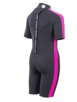 Two Bare Feet Flare 2.5mm Junior Shorty Superstretch Wetsuit (Raspberry) 14 Two Bare Feet Flare 2.5mm Junior Shorty Superstretch Wetsuit (Raspberry) -Surfboards Sales kids flare shorty rasberry 6