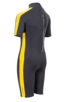 Two Bare Feet Flare 2.5mm Junior Shorty Superstretch Wetsuit (Yellow) -Surfboards Sales kids flare shorty yellow 4