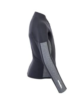 Two Bare Feet Junior Perspective Full Zip 2.5mm Wetsuit Jacket (Black/Grey) -Surfboards Sales kids perspective full zip jacket black delta 7