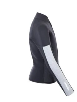 Two Bare Feet Junior Perspective Full Zip 2.5mm Wetsuit Jacket (Black/Grey/Grey) -Surfboards Sales kids perspective full zip jacket black grey grey 7