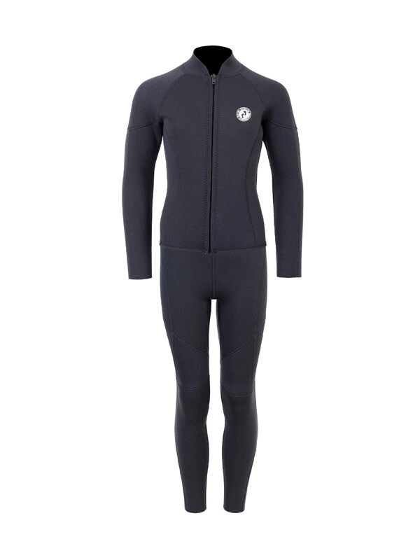 Two Bare Feet Junior Perspective Full Zip 2.5mm Wetsuit Jacket And Pants Set (Black) 1 Two Bare Feet Junior Perspective Full Zip 2.5mm Wetsuit Jacket And Pants Set (Black)