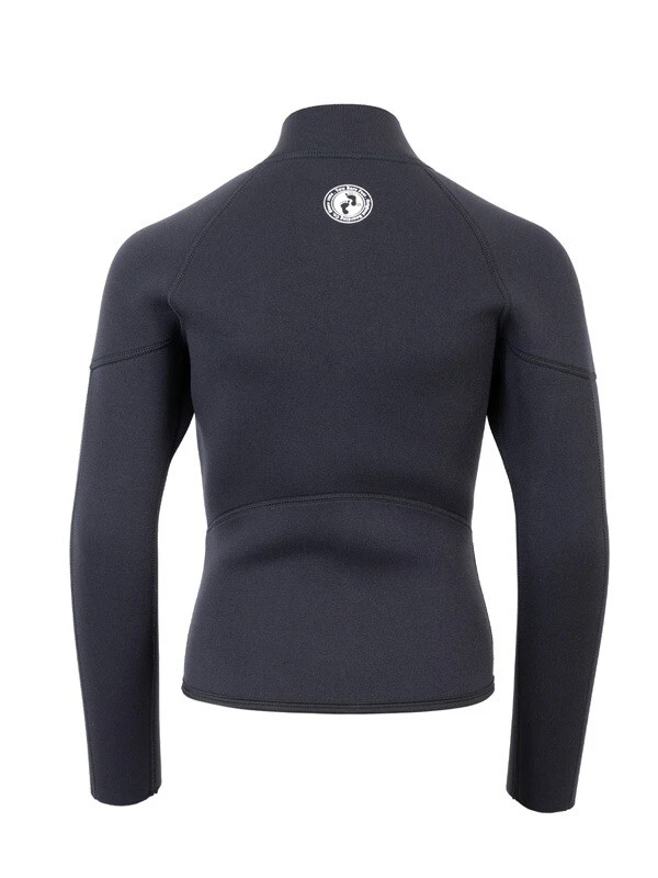 Two Bare Feet Junior Perspective Full Zip 2.5mm Wetsuit Jacket And Shorts Set (Black) - Image 6