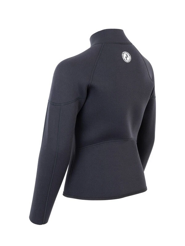 Two Bare Feet Junior Perspective Half Zip 2.5mm Wetsuit Jacket (Black) 4 Two Bare Feet Junior Perspective Half Zip 2.5mm Wetsuit Jacket (Black) - Image 4