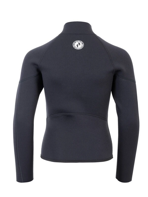 Two Bare Feet Junior Perspective Half Zip 2.5mm Wetsuit Jacket (Black) 5 Two Bare Feet Junior Perspective Half Zip 2.5mm Wetsuit Jacket (Black) - Image 5