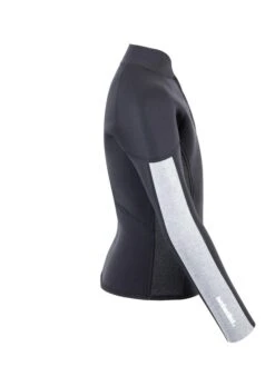 Two Bare Feet Junior Perspective Half Zip 2.5mm Wetsuit Jacket (Black/Grey/Grey) -Surfboards Sales kids prespective half zip jacket black grey grey 7