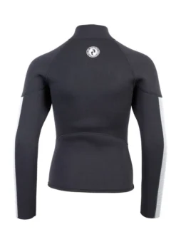 Two Bare Feet Junior Perspective Half Zip 2.5mm Wetsuit Jacket And Pants Set (Black/Grey/Grey) -Surfboards Sales kids prespective half zip jacket black grey grey vista pants 6