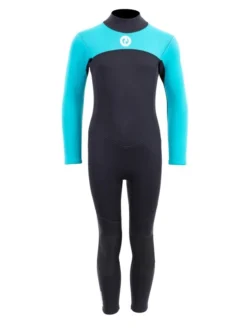 Two Bare Feet Thunderclap 2.5mm Junior Wetsuit (Aqua / Black)